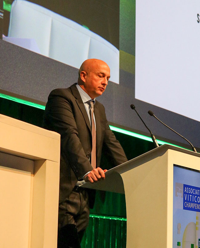Photo de Sébasbien Debuisson. Directeur Qualité et Développement Durable du Comité Champagne.